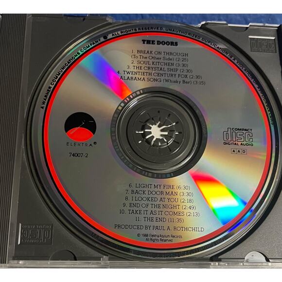 The Doors Self-Titled Album - Vintage CD with Autographed Signed by Ray Manzarek - Picture 7 of 9